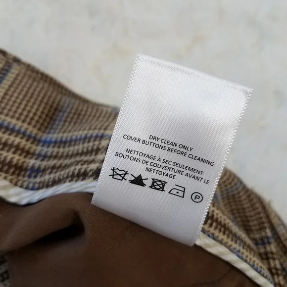 Veronica Beard Hunter Plaid Wide Leg Linen Blend Cropped Pants - Picture 14 of 14